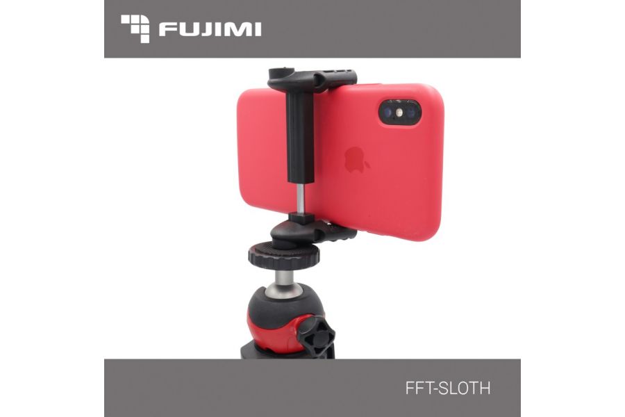 Гибкий штатив с держателем для смартфона FUJIMI FFT-SLOTH 