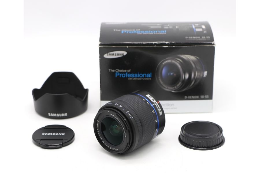 Samsung D-XENON 18-55mm f/3.5-5.6 AL в упаковке