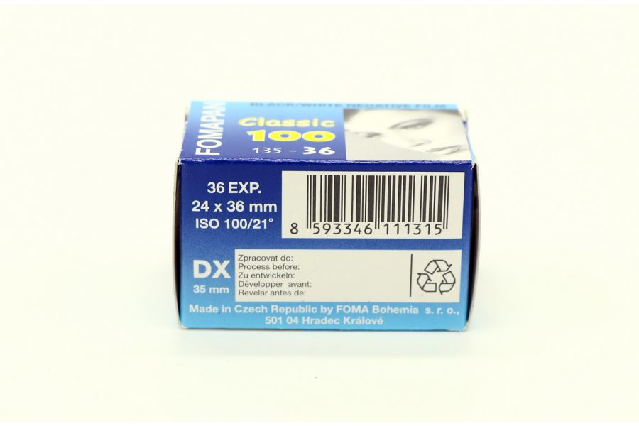 Фотопленка Fomapan Classic ISO 100, 36к
