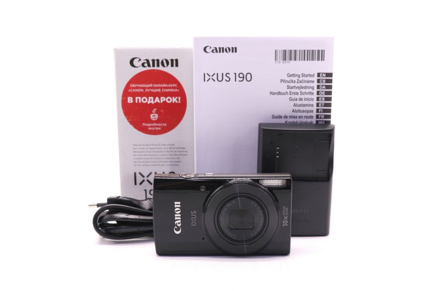 Canon IXUS 190 черный в упаковке