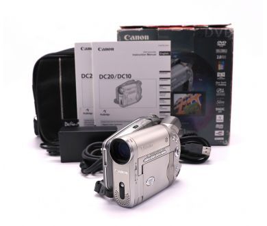 Видеокамера Canon DC20 в упаковке