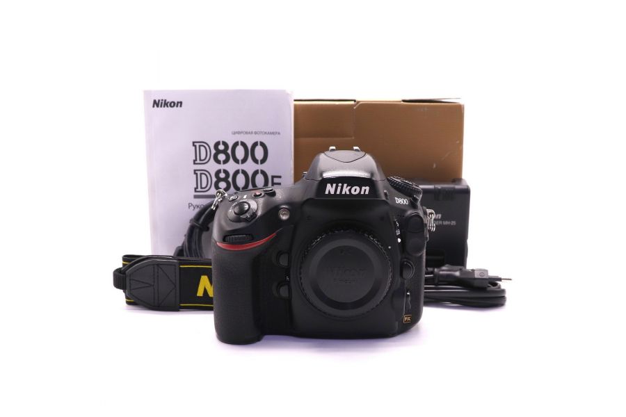 Nikon D800 body в упаковке (пробег 25040 кадров)