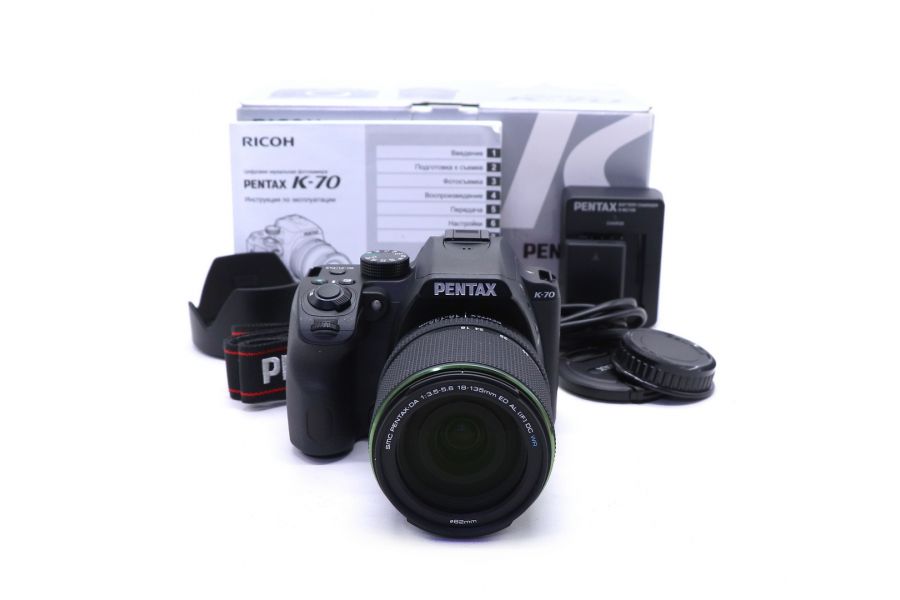 Pentax K-70 kit в упаковке (пробег 340 кадров)