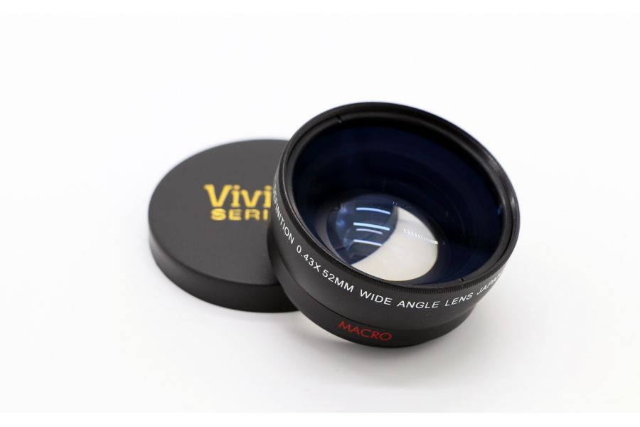 Конвертер Vivitar high definition 0.43x52mm wide angle