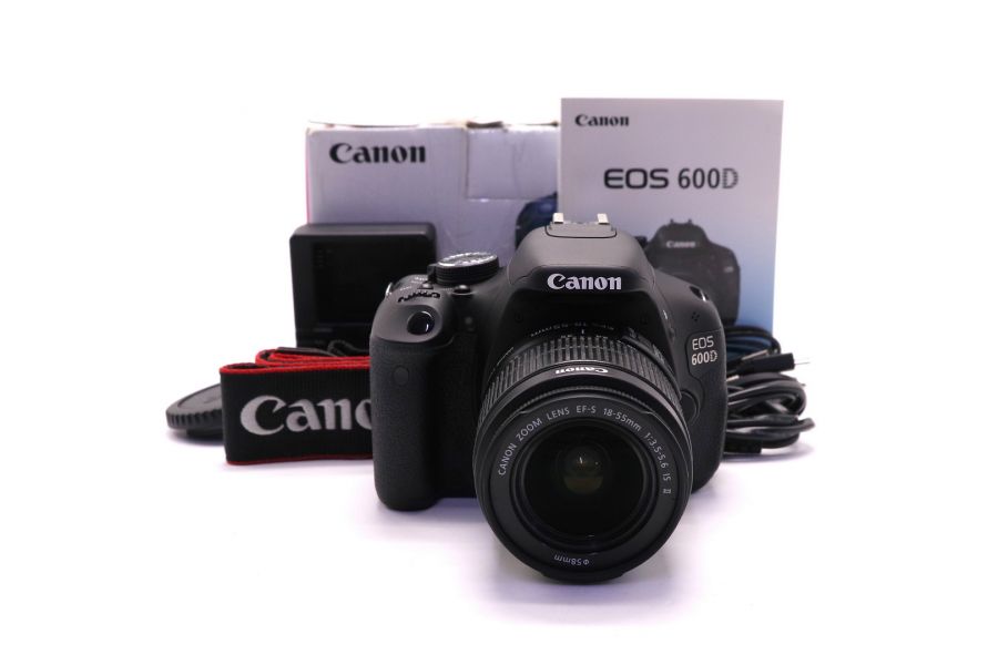Canon EOS 600D kit в упаковке (пробег 11000 кадров)