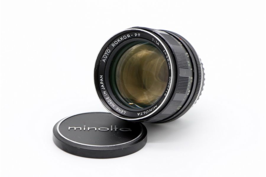 Rokkor-PF auto 1.4/58mm Minolta (Japan, 1966)