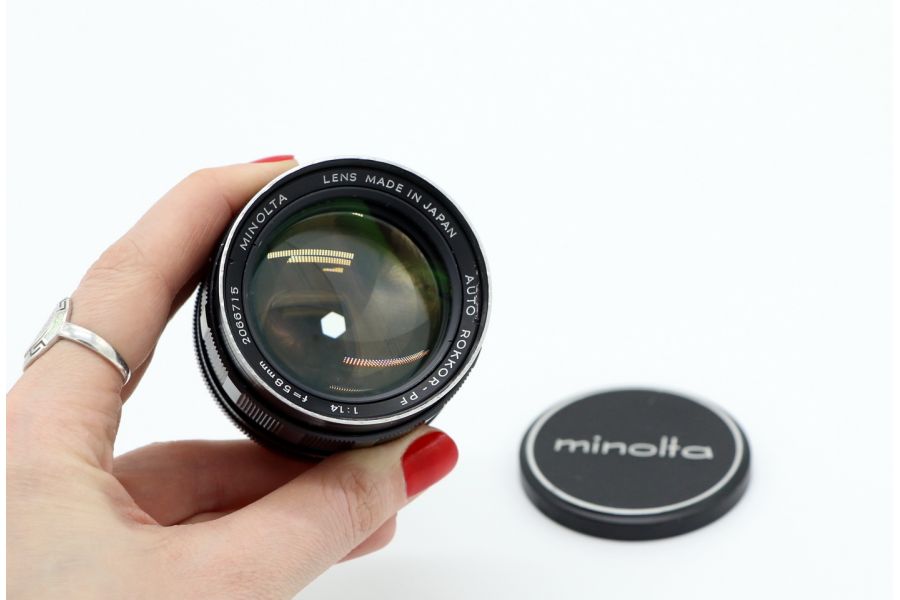 Rokkor-PF auto 1.4/58mm Minolta (Japan, 1966)
