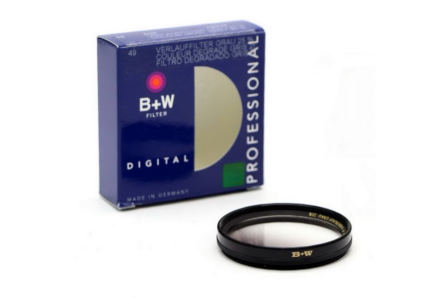 Светофильтр B+W 49 Farbverlauf Grau 25%