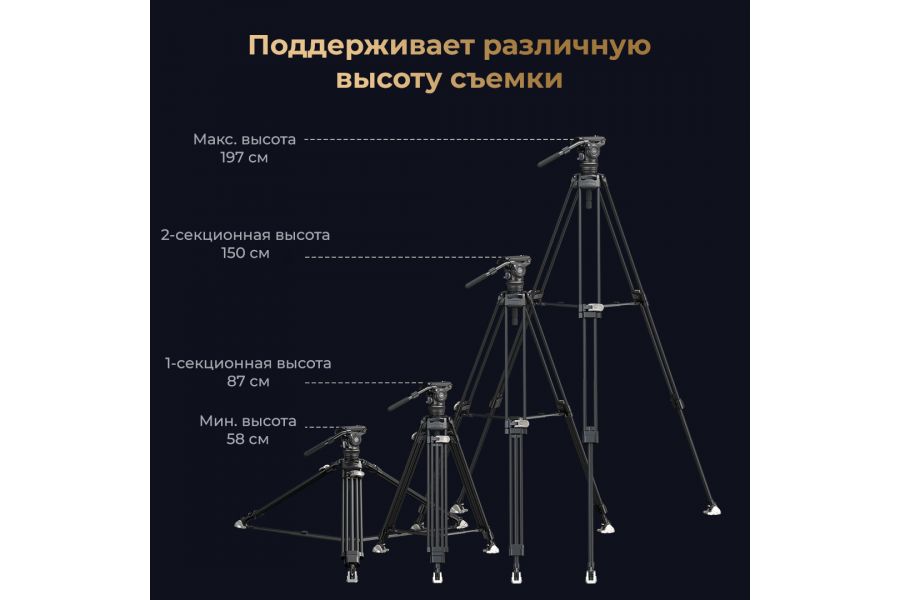 Видеоштатив SmallRig AD-120 4463