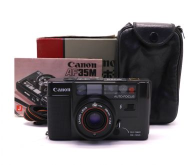 Canon AF35M (Japan, 1979) в упаковке