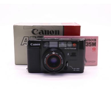 Canon AF35M (Japan, 1979) в упаковке