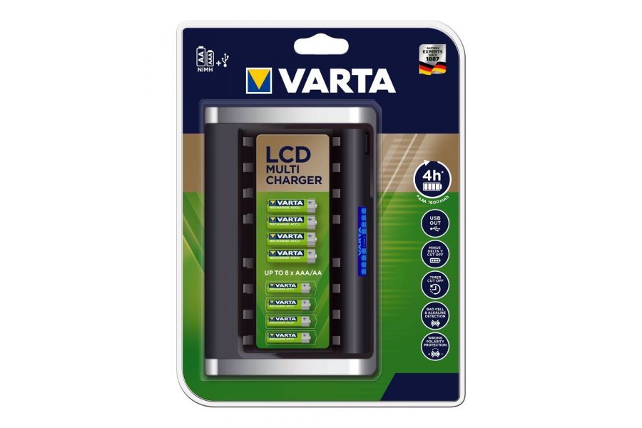 Зарядное устройство AA/AAA Varta LCD Multy Charger