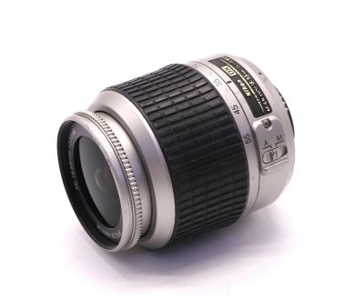 Nikon 18-55mm f/3.5-5.6G AF-S ED DX Nikkor серебристый (Thailand, 2006)