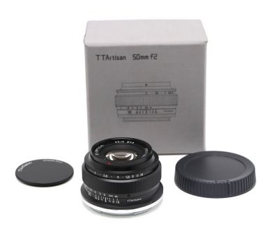 TTArtisan 50mm f/2 Nikon Z в упаковке