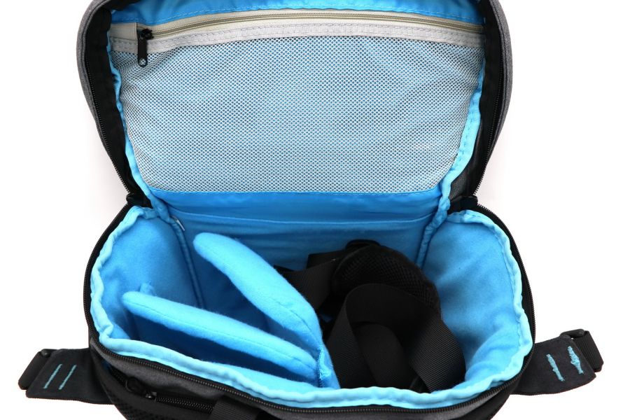 Сумка Aceline серо-голубая