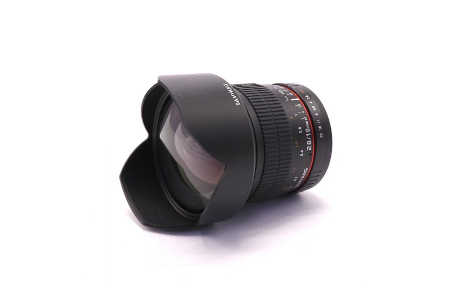 Samyang 10mm f/2.8 ED AS NCS CS Canon EF в упаковке (2013)