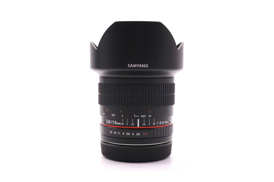 Samyang 10mm f/2.8 ED AS NCS CS Canon EF в упаковке (2013)