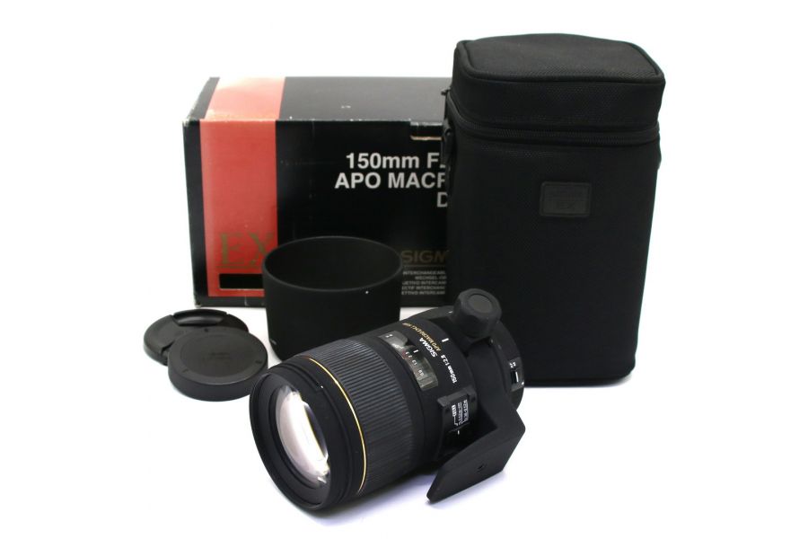 Sigma AF 150mm f/2.8 EX DG HSM APO Macro в упаковке