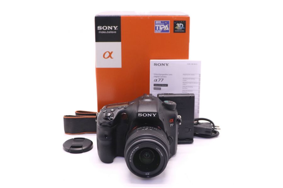 Sony A77 kit в упаковке (пробег 38830 кадров)