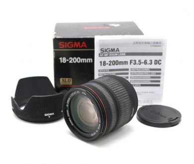 Sigma AF 18-200mm f/3.5-6.3 DC for Nikon в упаковке