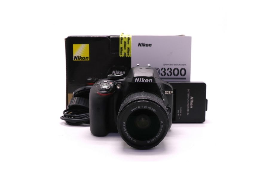 Nikon D3300 kit в упаковке (пробег 1715 кадров)