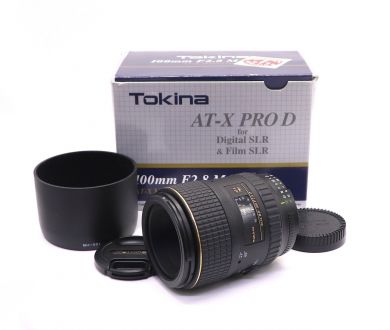 Купить Tokina AT-X 100mm f/2.8 (AT-X M100) AF PRO D Nikon F в упаковке Tokina AT-X 100mm f/2.8 (AT-X M100) AF PRO D Nikon F в упаковке