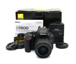 Nikon D5600 kit в упаковке (пробег 4445 кадров)