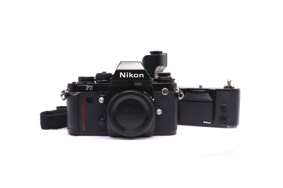 Nikon F3 HP body + Motor Drive MD-4 (Japan, 1981)