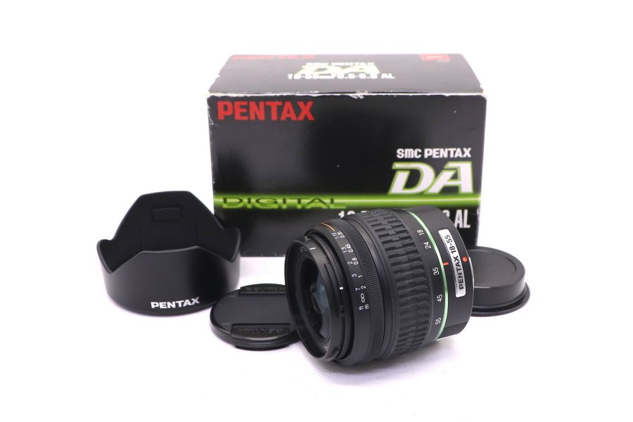 Pentax-DA SMC 18-55mm f/3.5-5.6 AL в упаковке