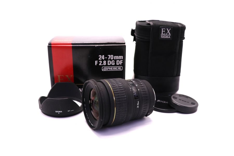 Sigma AF 24-70mm f/2.8 DG EX Aspherical Canon EF в упаковке