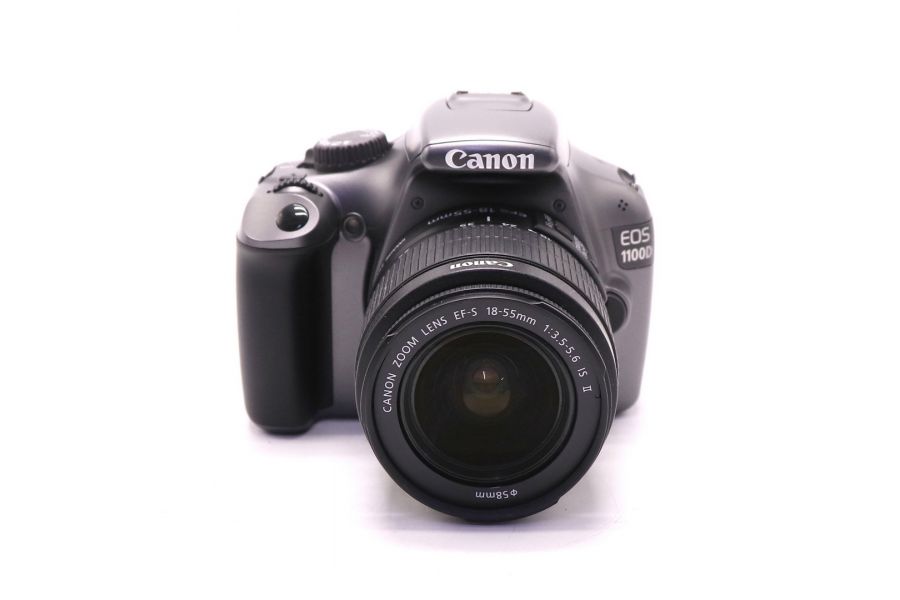 Canon EOS 1100D kit gray в упаковке (пробег 590 кадров)