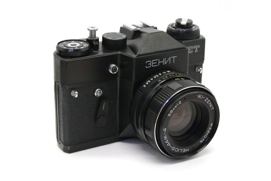 Зенит ЕТ black kit без экспонометра (БелОМО, 1993)