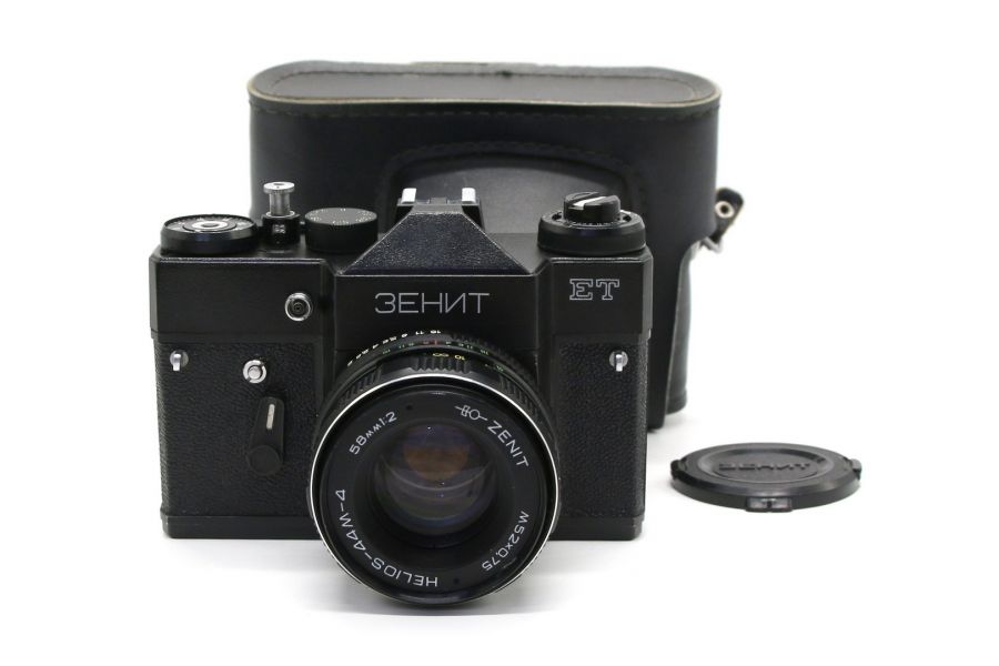 Зенит ЕТ black kit без экспонометра (БелОМО, 1993)