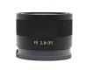 Sony Carl Zeiss Sonnar T* 35mm f/2.8 ZA (SEL-35F28Z)