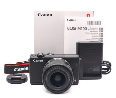 Canon EOS M100 black kit в упаковке