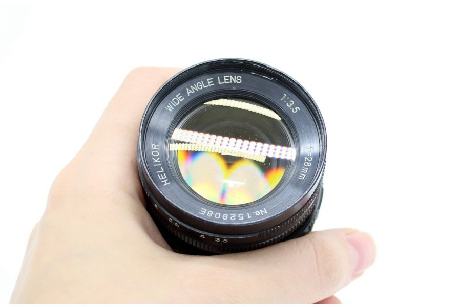 Helikor 3,5/28 wide angle (Japan, 1982)