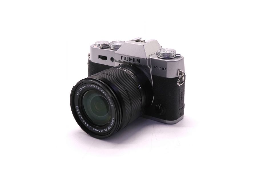 Фотокамера Компактная Fujifilm X-T10 kit серебристая 