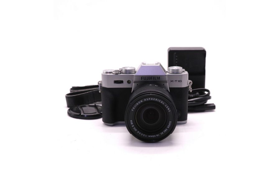 Фотокамера Компактная Fujifilm X-T10 kit серебристая 