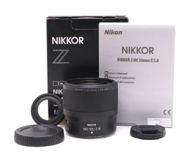 Nikon NIKKOR Z MC 50mm f/2.8 в упаковке