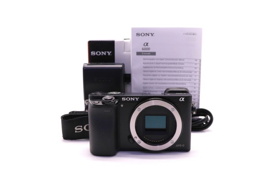 Sony A6000 ILCE-6000L body в упаковке черный (пробег 4900 кадра) 