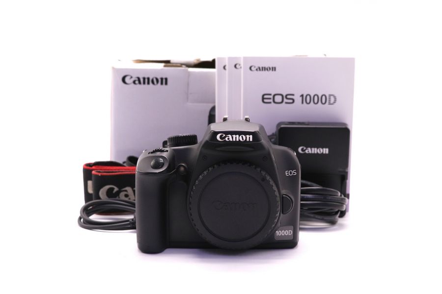 Canon EOS 1000D body в упаковке (пробег 5710 кадров)