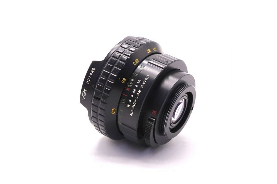 Сверхширокоугольный объектив Мир-20М МС 3.5/20 М42 