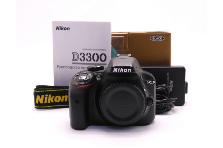 Nikon D3300 body в упаковке (пробег 7895 кадров)