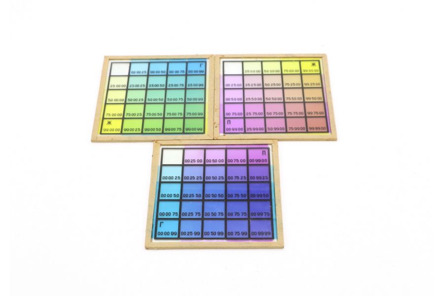 Светофильтры мозаичные 13х13