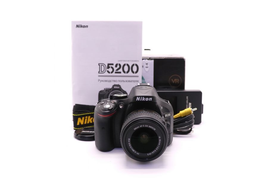 Nikon D5200 kit в упаковке (пробег 2315 кадров)