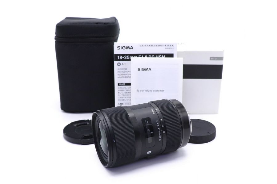 Sigma AF 18-35mm f/1.8 DC HSM Art Canon EF-S в упаковке (Japan)