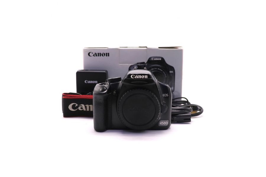 Canon EOS 450D body в упаковке (пробег 30455 кадров)