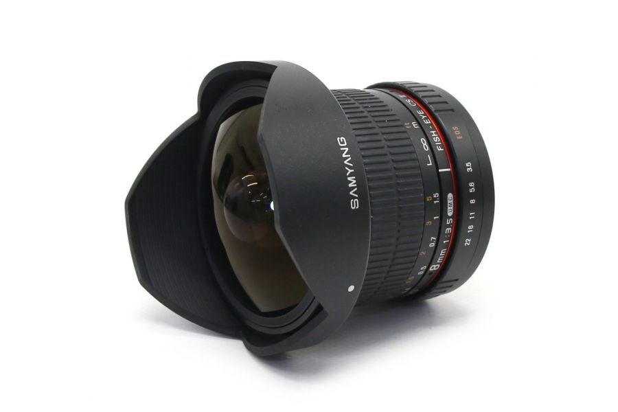 Samyang 8mm f/3.5 AS IF UMC Fish-eye CS II Canon EF в упаковке