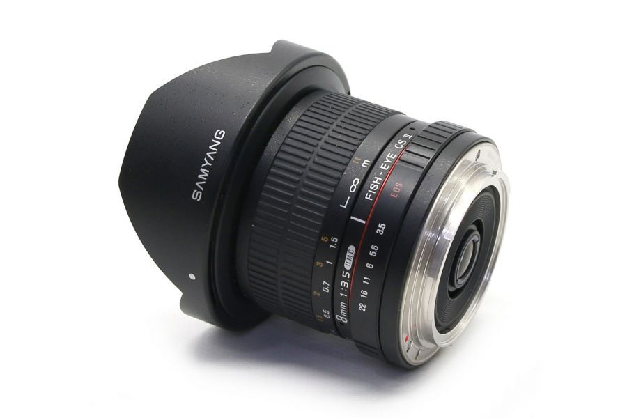 Samyang 8mm f/3.5 AS IF UMC Fish-eye CS II Canon EF в упаковке
