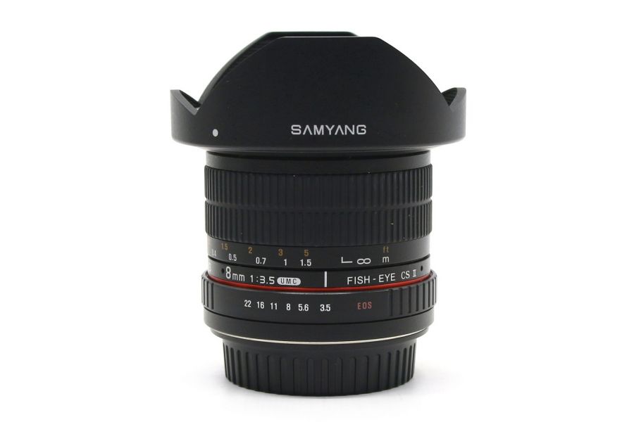 Samyang 8mm f/3.5 AS IF UMC Fish-eye CS II Canon EF в упаковке